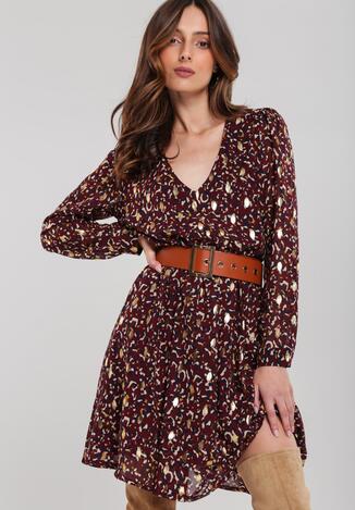 Бордова Сукня