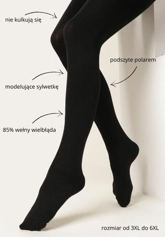 Чорні Колготи 3XL-6XL