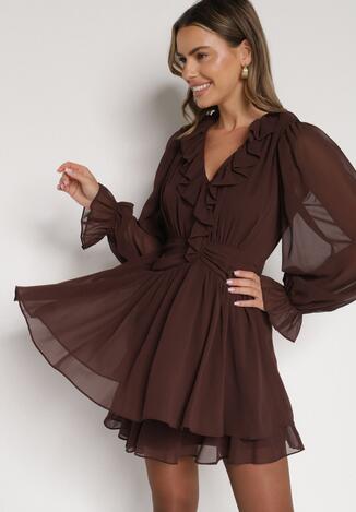 Коричнева Сукня