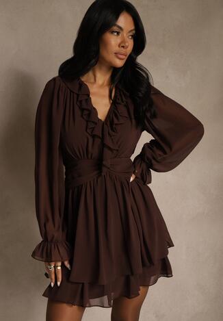 Коричнева Сукня