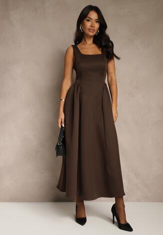 Коричнева Сукня