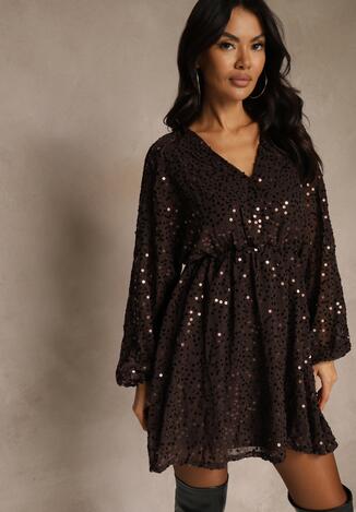 Коричнева Сукня