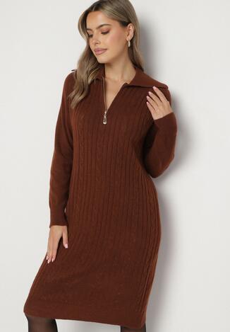 Коричнева Сукня