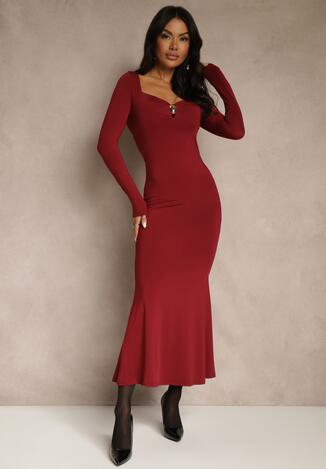 Бордова Сукня