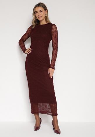 Бордова Сукня