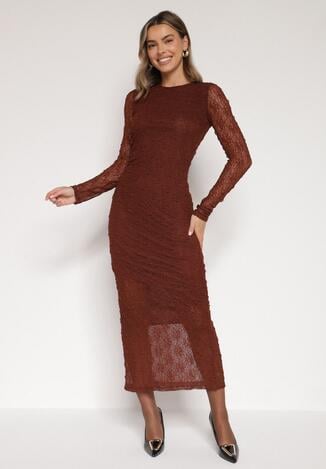 Коричнева Сукня
