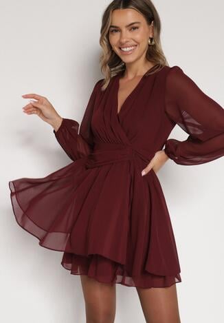 Бордова Сукня