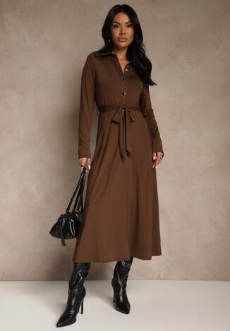 Коричнева Сукня