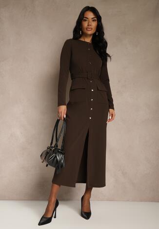 Коричнева Сукня