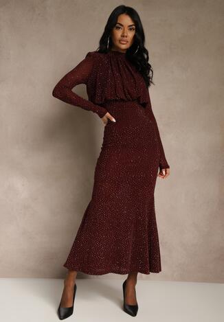 Бордова Сукня