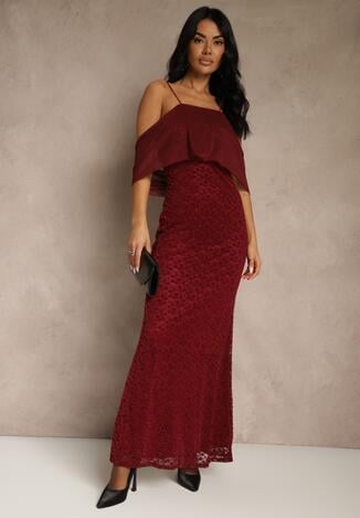 Бордова Сукня