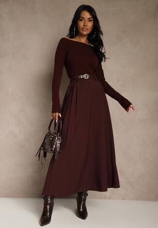 Бордова Спідниця