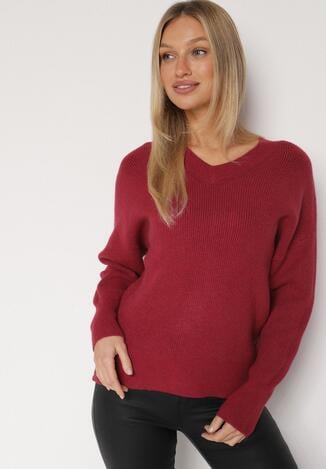 Бордовий Светр