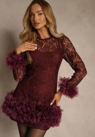 Бордова Сукня