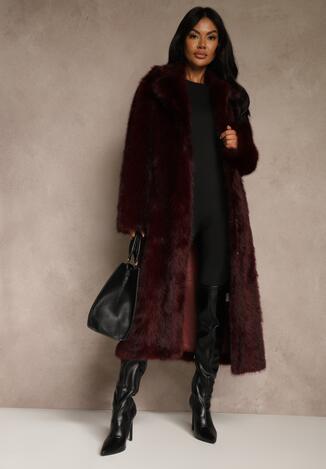 Бордове Пальто