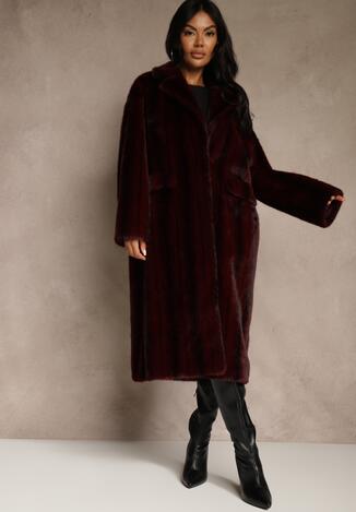 Бордове Пальто