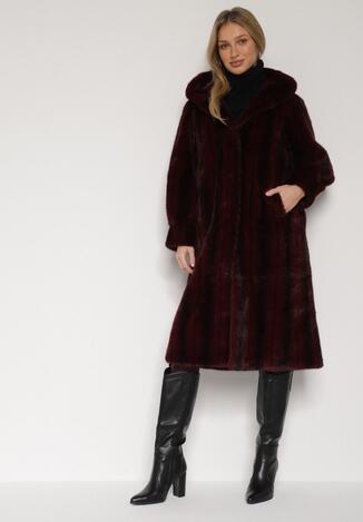 Бордове Пальто