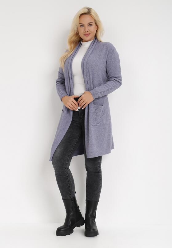 Фіолетовий Кардиган 2