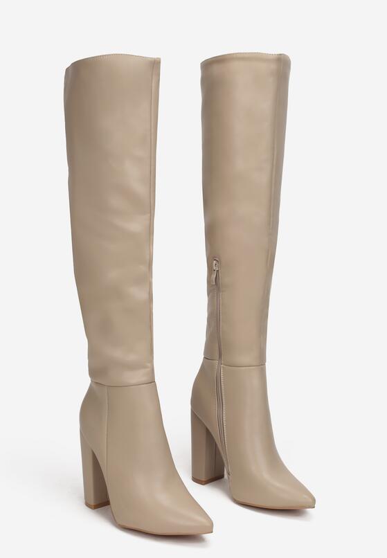 Темно-Бежеві Чоботи 4