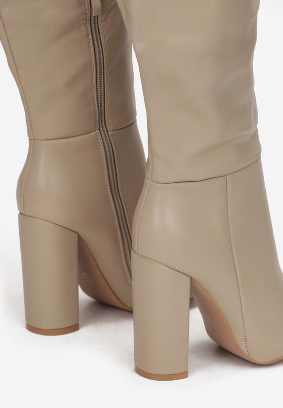 Темно-Бежеві Чоботи 5