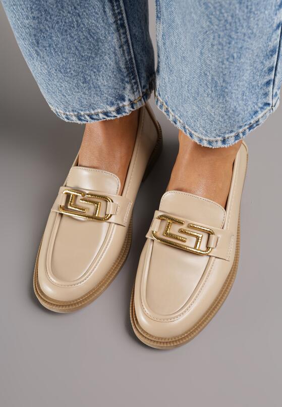 Бежеві Лофери 3