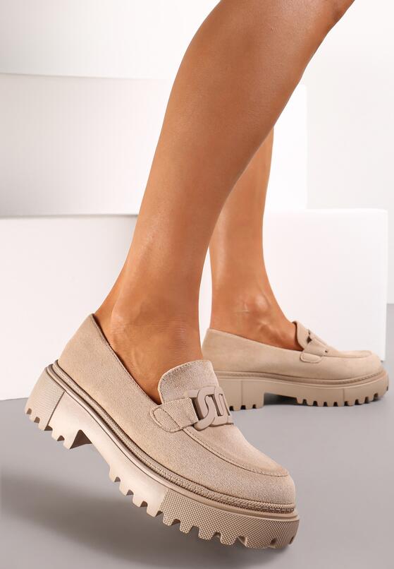 Бежеві Лофери 1