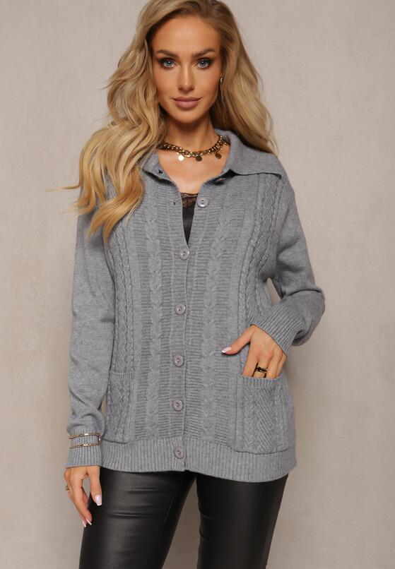 Сірий Кардиган 4