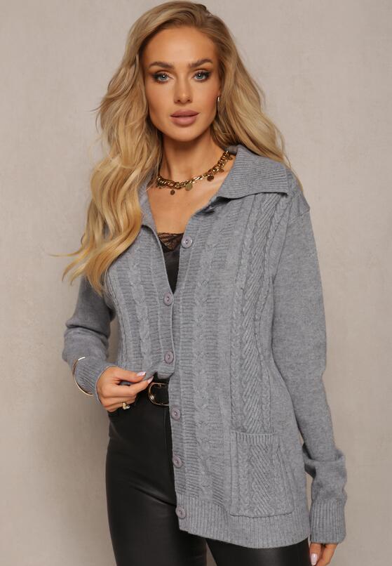 Сірий Кардиган 2