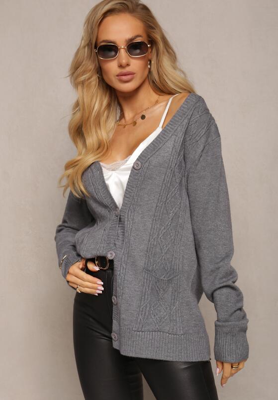 Сірий Кардиган 1