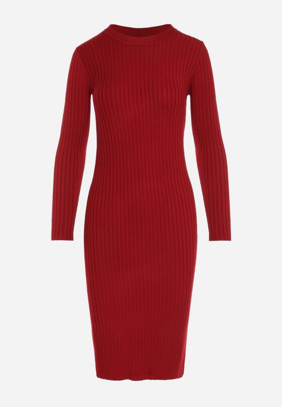 Бордова Сукня 6