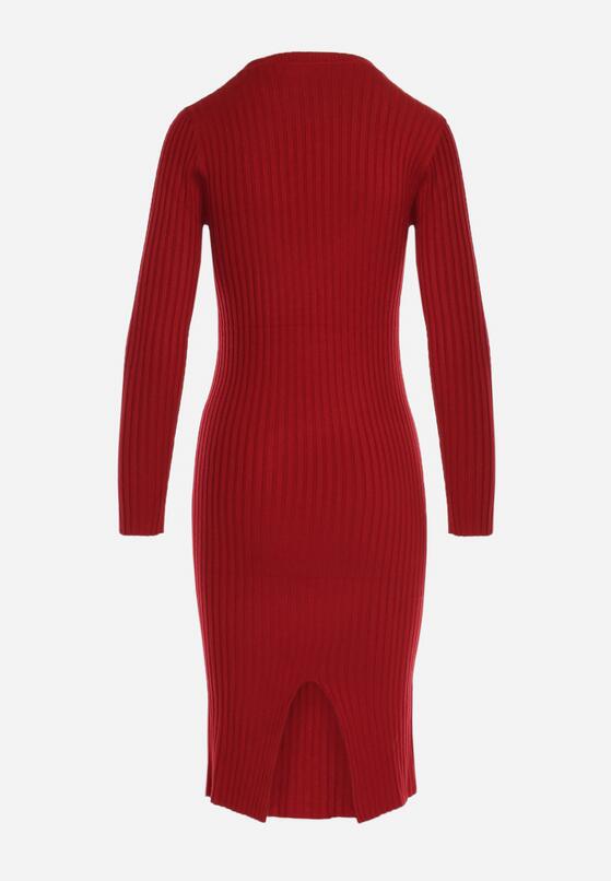 Бордова Сукня 7