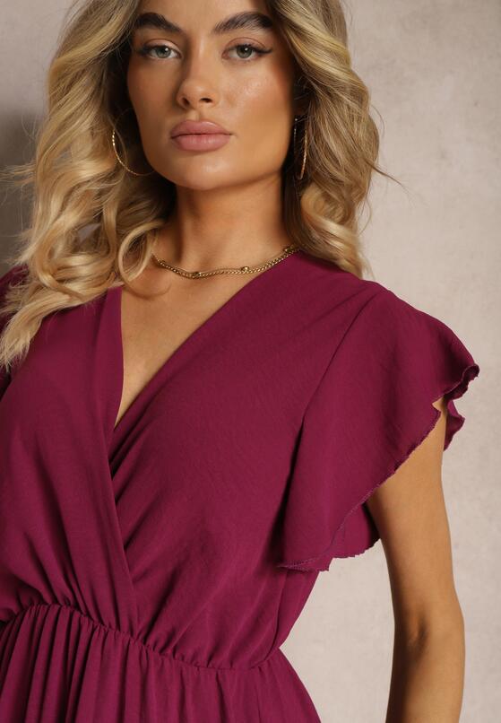 Бордова Сукня 5