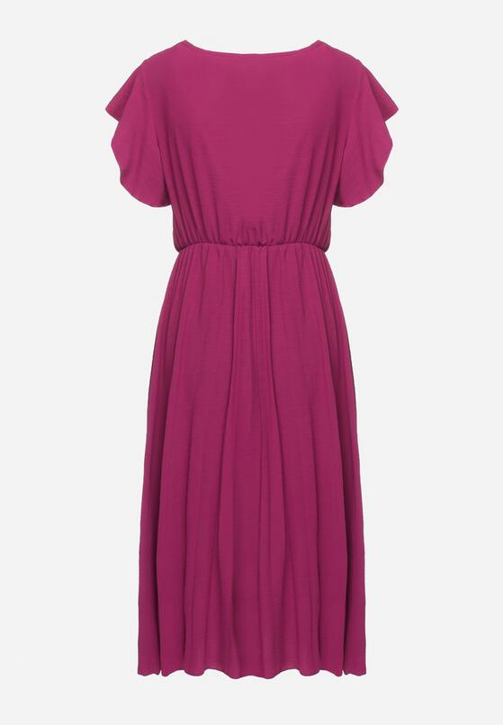 Бордова Сукня 7