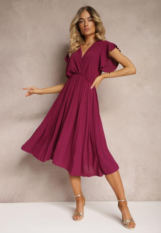 Бордова Сукня 1