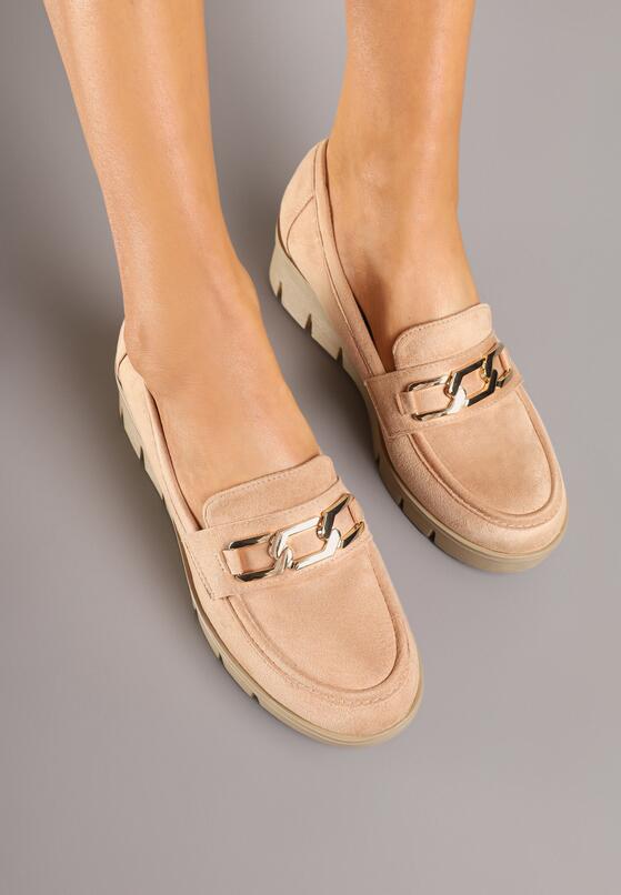 Бежеві Лофери 3