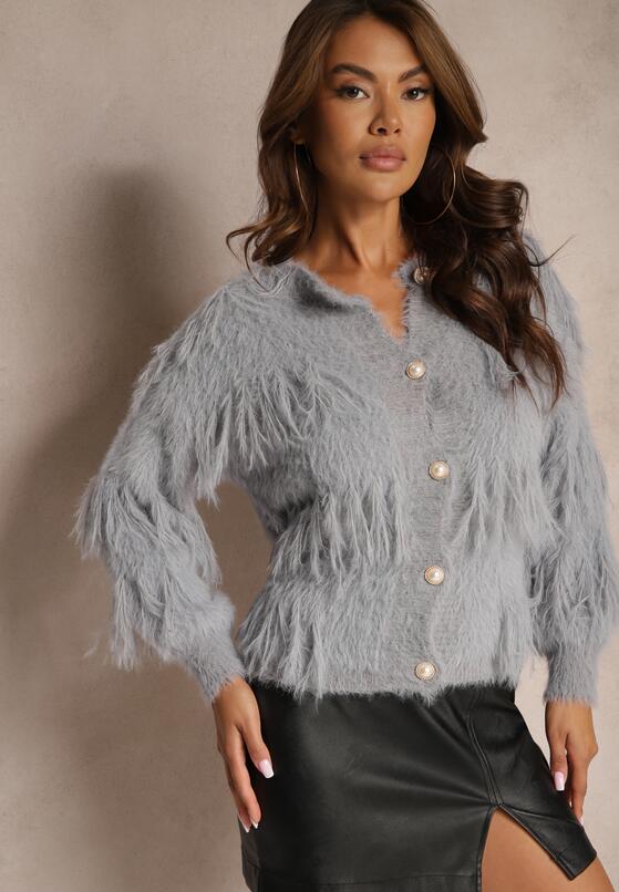 Сірий Кардиган 4