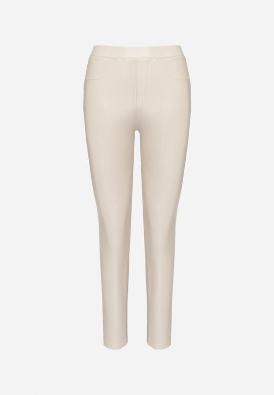 Темно-Бежеві Легінси 8