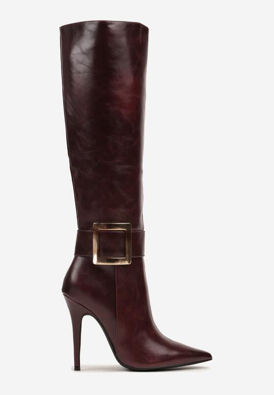 Бордові Чоботи 4