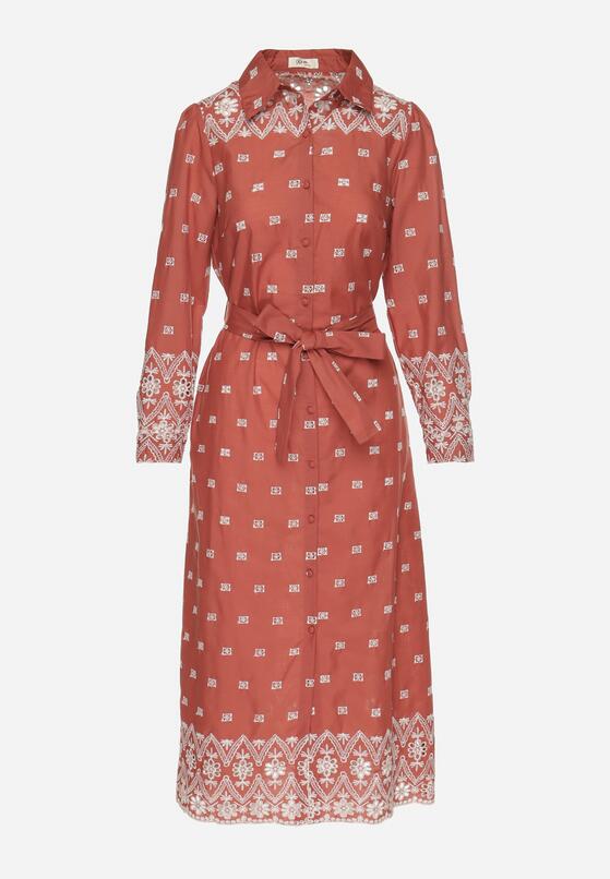 Бордова Сукня 6