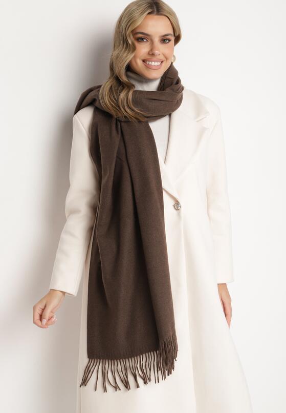 Коричневий Шарф 4