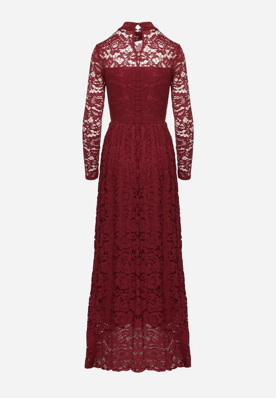 Бордова Сукня 7