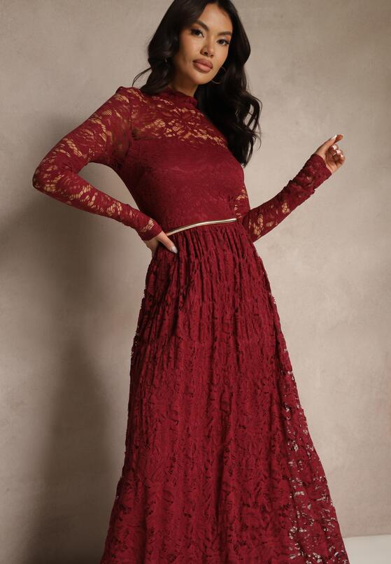 Бордова Сукня 1