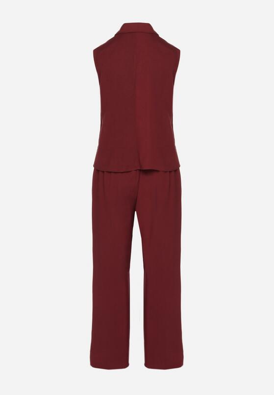 Бордовий Повсякденний Комплект 7