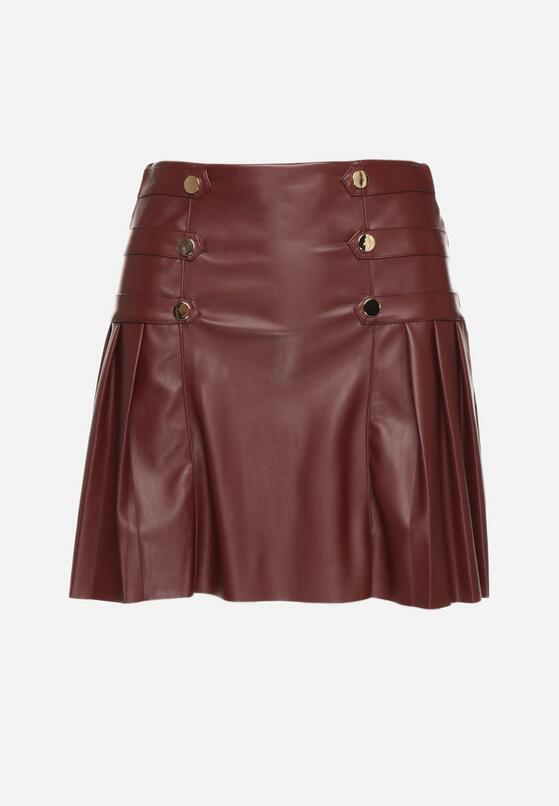 Бордова Спідниця 6