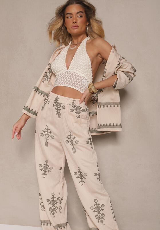 Бежевий Повсякденний Комплект 4