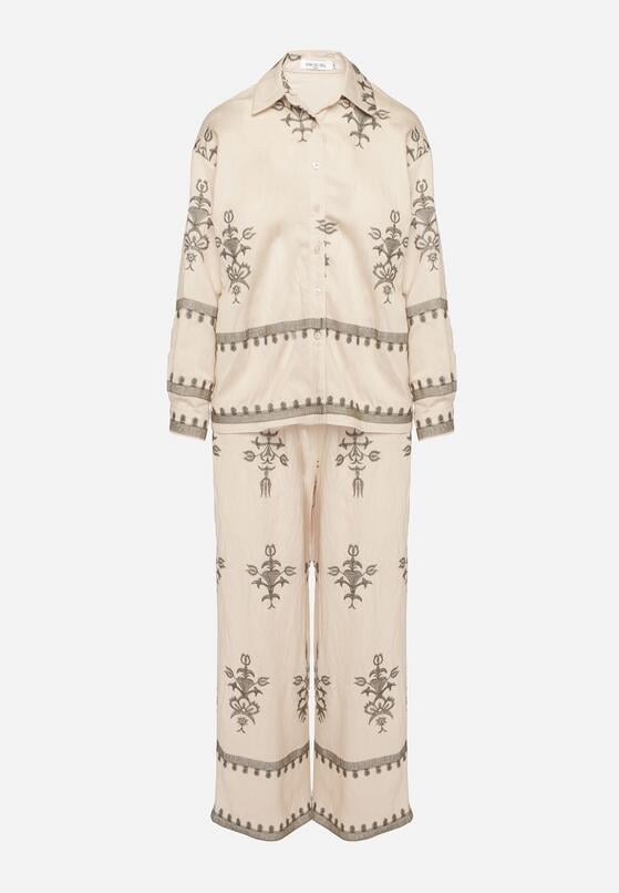 Бежевий Повсякденний Комплект 6