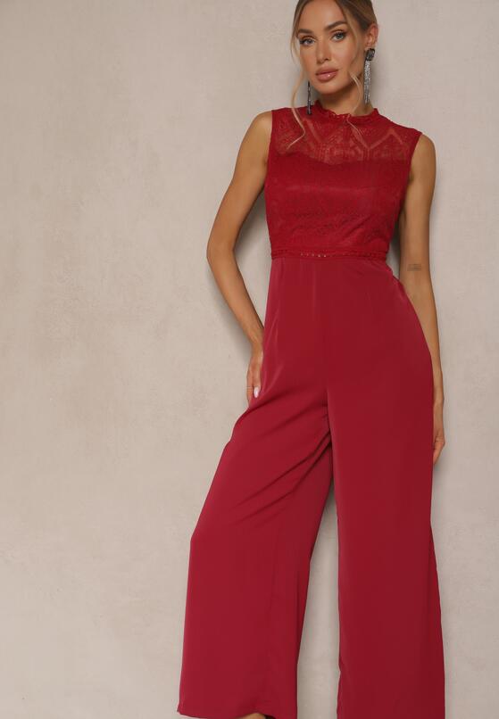 Бордовий Комбінезон 4