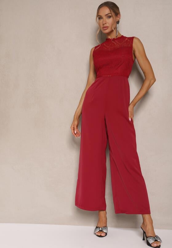 Бордовий Комбінезон 1