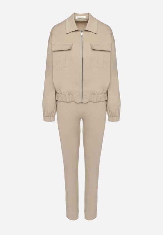 Бежевий Спортивний Костюм 6