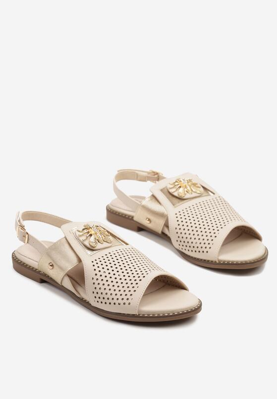 Бежеві Сандалі 5